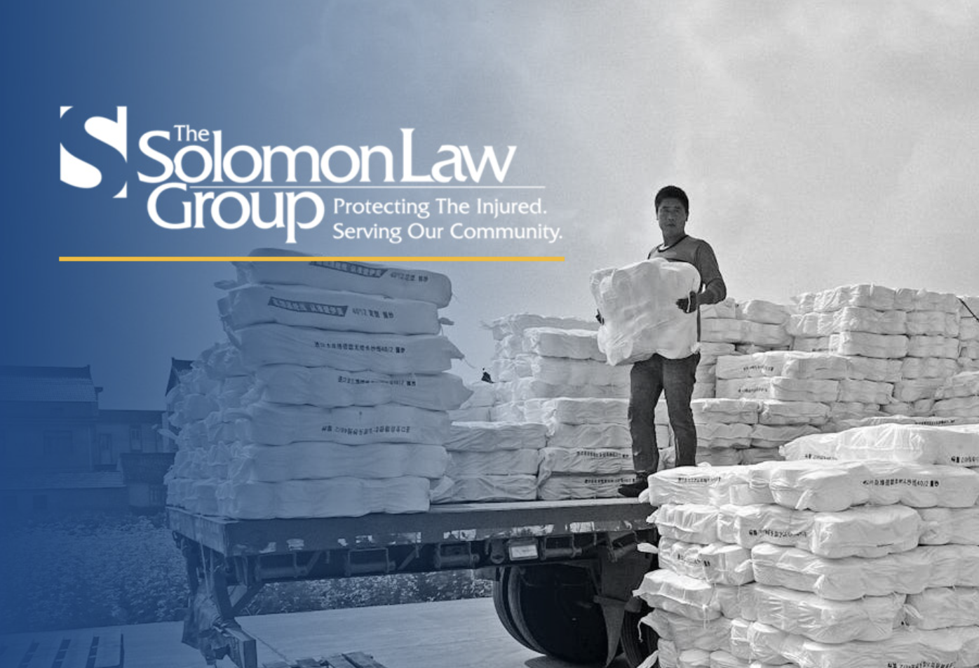 Large Truck Fallen Cargo